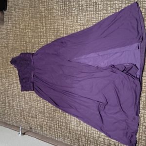 Purple formal gown